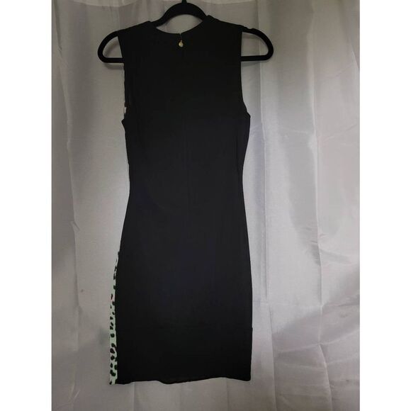 DVF Fabulous green and pink Animal Print Sheath Dress Final Discount - Picture 9 of 11